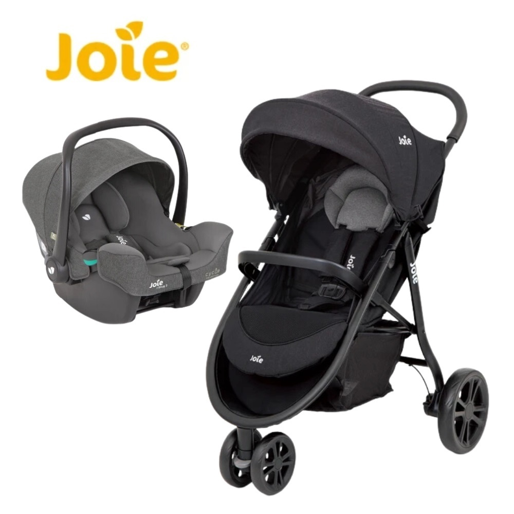 【現貨】奇哥Joie litetrax™ 3時尚運動三輪推車｜ i-Snug™2 嬰兒提籃汽座