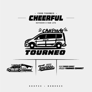 <CHEERFUL>福特旅玩家 Ford Tourneo Connect 手繪風車貼貼紙