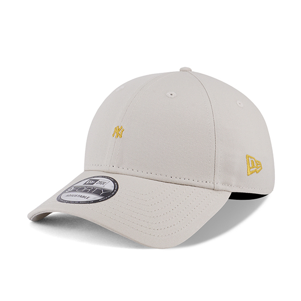 【NEW ERA】MLB NY 紐約 洋基 mini小標 米白色 金字 老帽 9FORTY【ANGEL NEW ERA】
