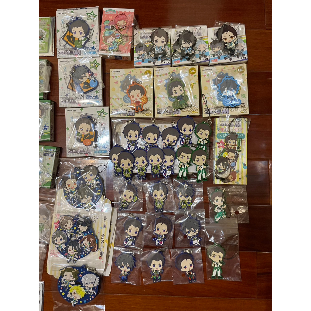 [二手]偶像大師 SideM 軟膠吊飾 偶像大師 FRAME 信玄誠司 握野英雄 木村龍 一番賞