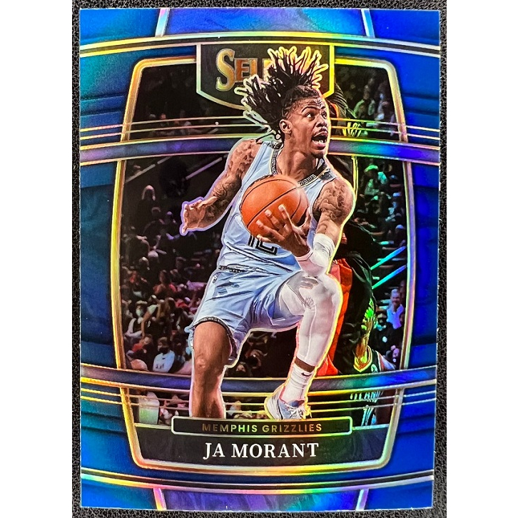 NBA 球員卡 Ja Morant 2021-22 Select Blue Prizm 藍亮