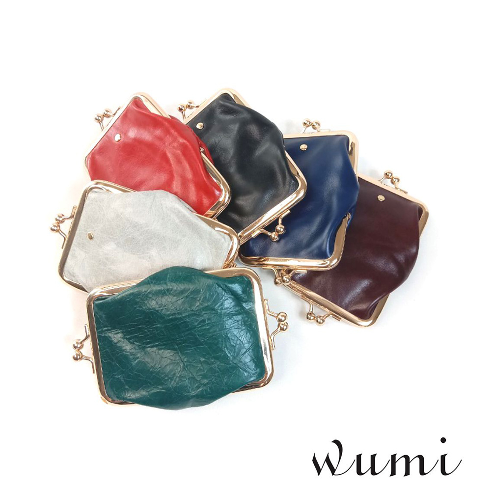 WuMi 真皮口金系列 雙向開口零錢包 共六色
