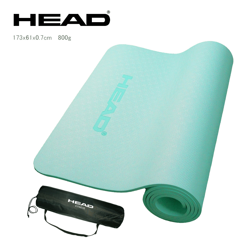 HEAD TPE環保瑜珈墊 7mm 輕量好攜帶 雙面紋路