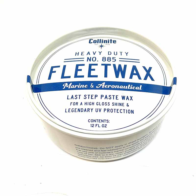 美國 Collinite Paste Fleetwax 885 12oz. 柯林 遊艇蠟 約350ml 汽車蠟 車極客