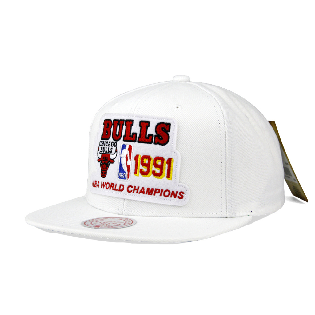 【Mitchell & Ness】NBA 芝加哥 公牛 1991冠軍 紀念 復刻 棒球帽【ANGEL NEW ERA】