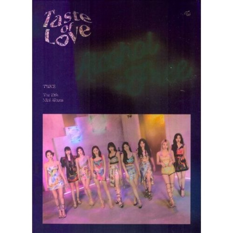 韓國TWICE - TASTE OF LOVE (10TH MINI ALBUM) 迷你十輯（含海報