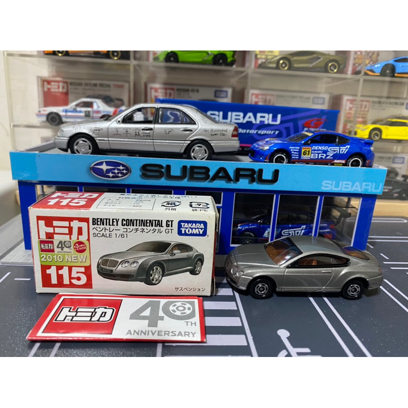 TOMICA NO.115-4 BENTLEY CONTINENTAL GT 絕版新車貼