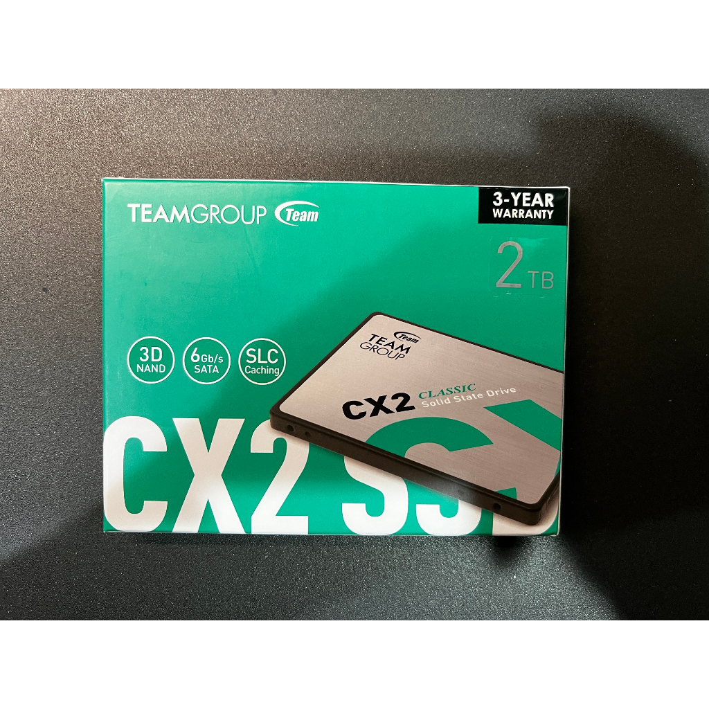 TEAM 十銓 CX2 2TB 2.5 吋 SATAIII SSD 固態硬碟