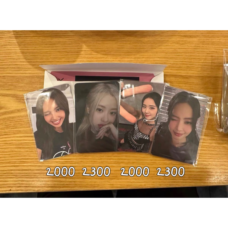 預購官方 blackpink day2 wvs weverse Jisoo jennie rose lisa 會員禮小卡
