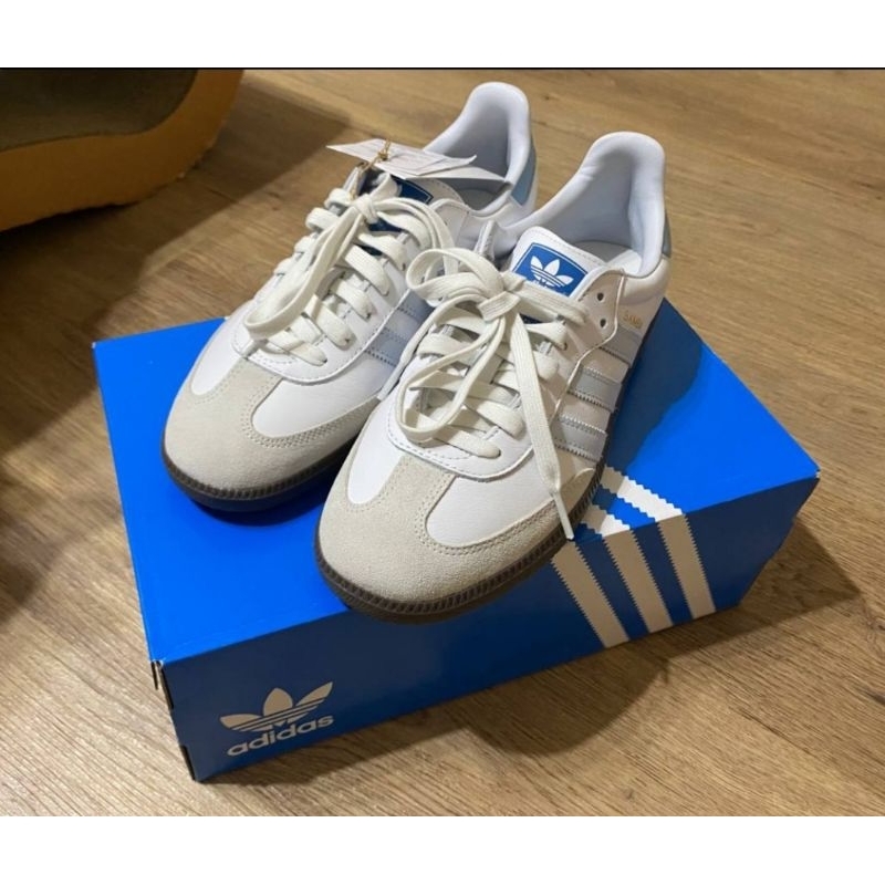 Adidas Original Samba 德訓鞋 Blackpink 粉藍特殊色 26cm UK7.5