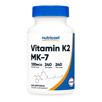 美國原裝 Nutricost 維生素 K2 MK-7 100 微克 240 粒 委任代購