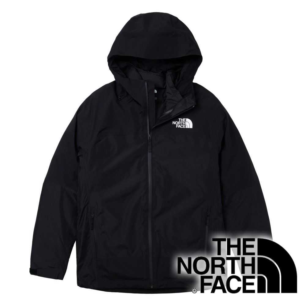【THE NORTH FACE 美國】男GTX防水兩件式保暖連帽外套(鵝絨FP550) NF0A83RR 戶外 露營 登