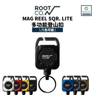 日本 ROOT CO. Gravity MAG REEL SQR. Lite 360度正方形多功能登山扣 手機扣環