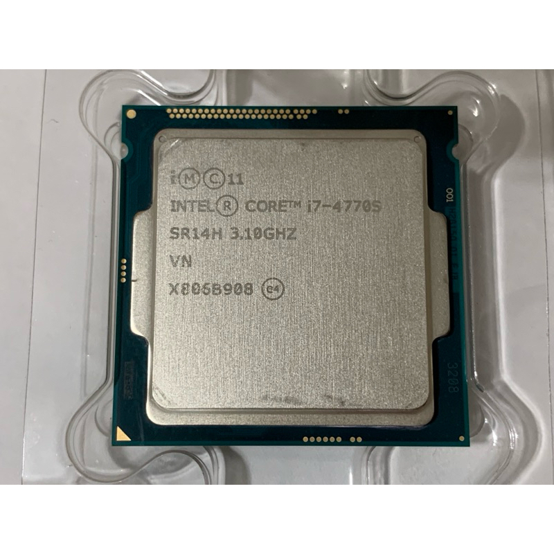 (2018年產出） i7-4770S 65W正式版1150腳位四核八線最高3.9G iMac升級i7 附散熱膏