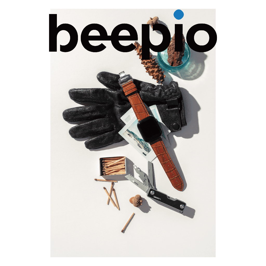 【beepio】智慧錶帶 - 灣鱷魚紋款 - 適用 Apple Watch 錶帶（無晶片）