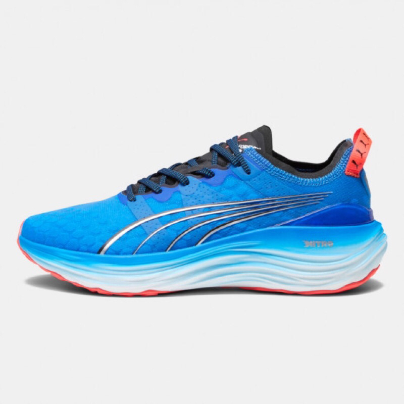 @SIX@PUMA Foreverrun Nitro 氮氣 慢跑鞋 超軟Q 襪套 寶藍配色 377757-11