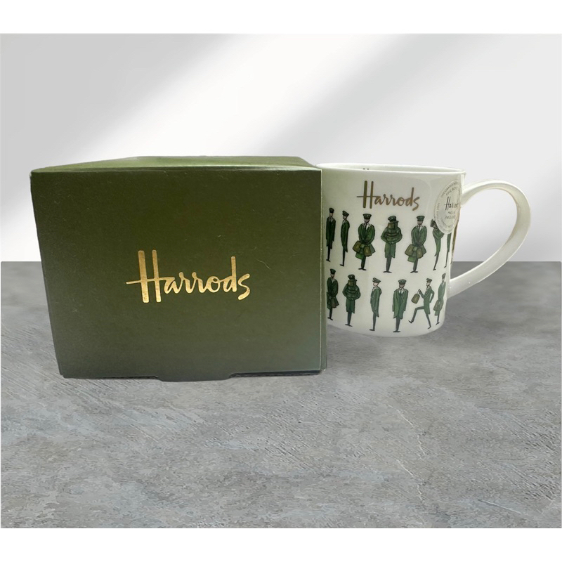 （全新未使用）英國Harrods哈洛世百貨 馬克杯 附盒