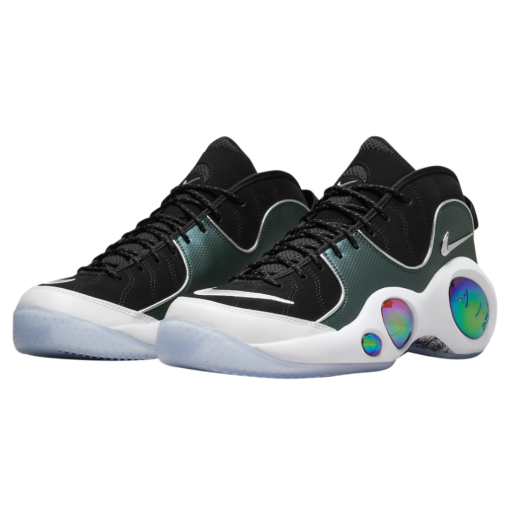 =CodE= NIKE AIR ZOOM FLIGHT 95 電鍍籃球鞋(黑白)DX6055-001 PENNY 附玩具