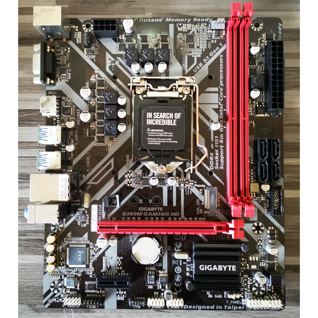 技嘉 B360M GAMING HD主機板 8代/9代(LGA1151)(Z370/Z390/H370參考)