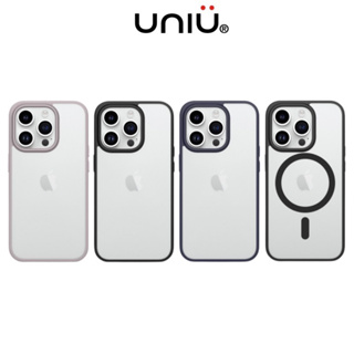 UNIU® iPhone 15 / 14 / 13 系列 | DAPPER⁺ 超透霧面 軍規防摔殼