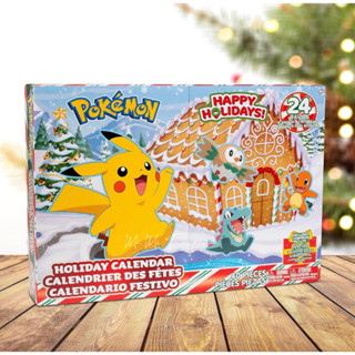 正品現貨!! POKEMON寶可夢/神奇寶貝 皮卡丘 玩具公仔套裝2024降臨曆 驚喜月曆 聖誕節 倒數禮物