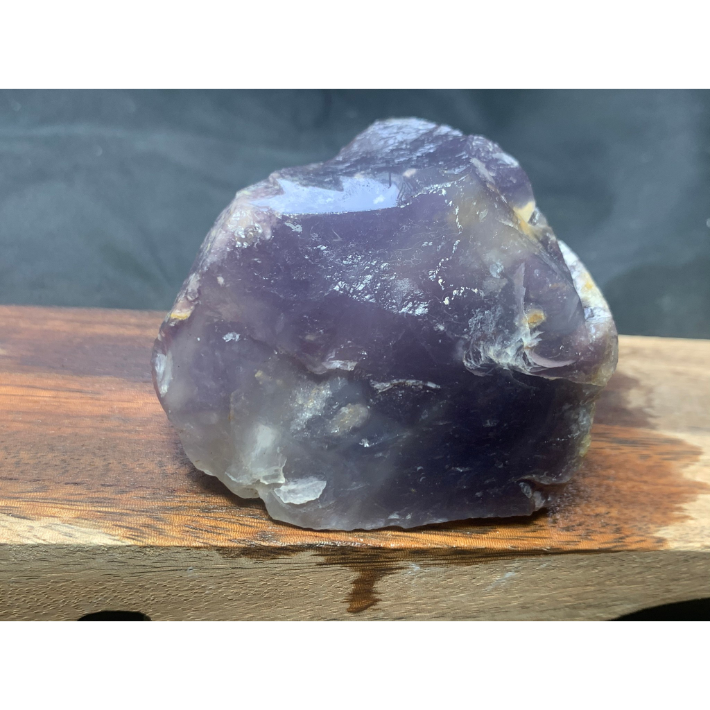 『藏琢』印尼花紫玉210克原石(編號Ｄ）/ 紫玉髓 紫玉 原礦