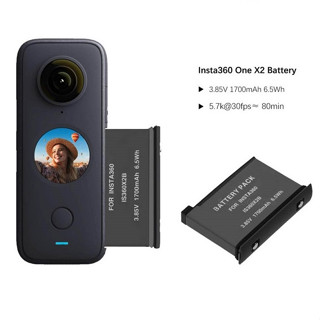 Insta360 X3 One x2 ONE X2 機身配件 副廠配件 1630mAh 1700mAh