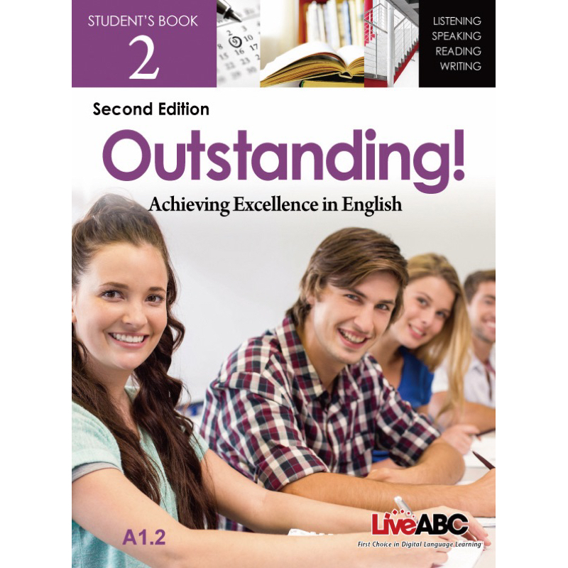 【二手書】《Outstanding! student’s book 2》LiveABC大學英文用書