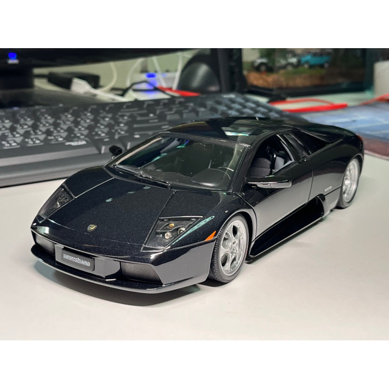 1/18 Autoart Lamborghini Murcielago 奧拓 藍寶堅尼 大牛 黑 無盒 可議