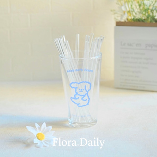 Flora.Daily現貨 透明玻璃吸管 直式吸管 適用450ml玻璃杯