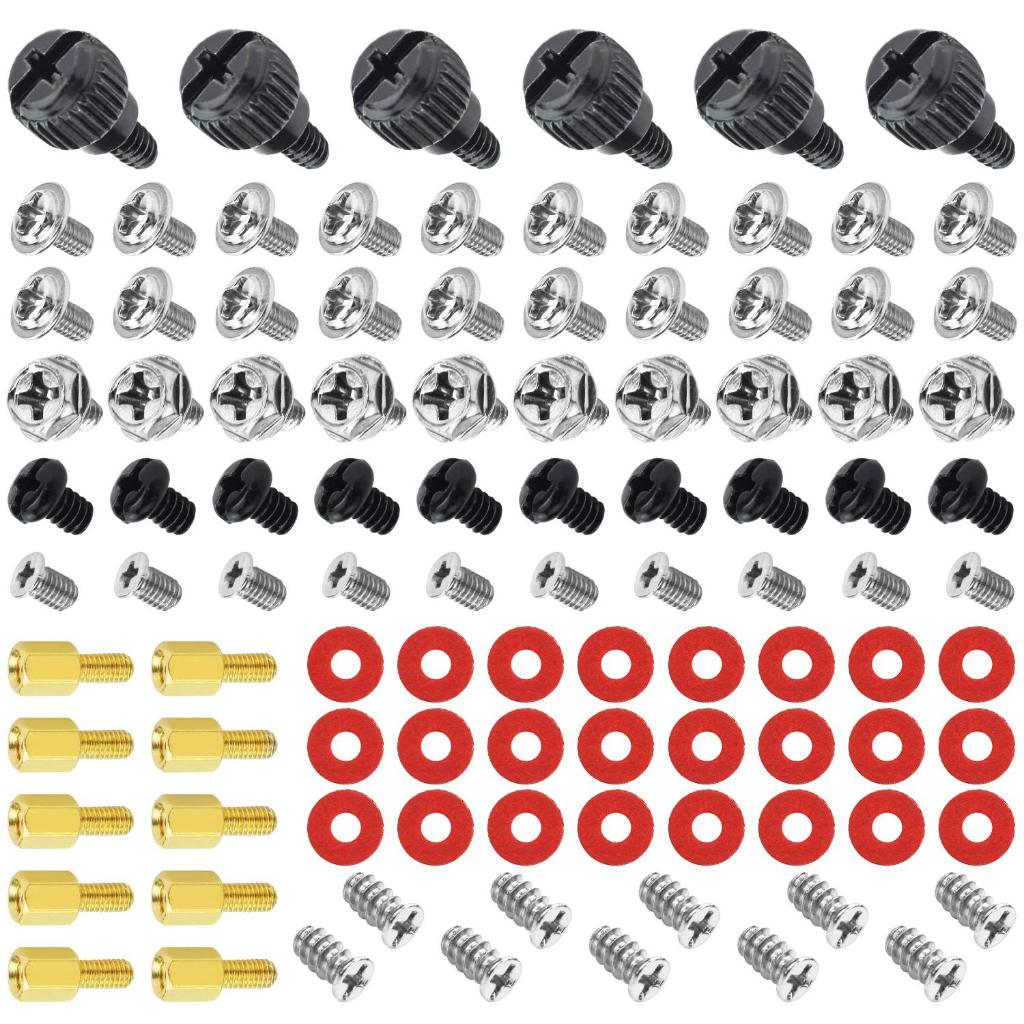 【24H出貨】電腦螺絲 桌機機殼螺絲 硬碟固定 桌機機箱主機板 PCI機殼側板 光碟機 顯卡 風扇螺絲 電源螺絲