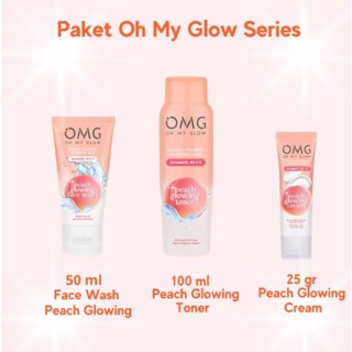 泰便宜OMG Oh My Glow Peach Series - face wash toner cream