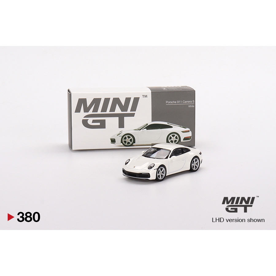 【模物雜貨店】MINI GT No.380 Porsche 911 (992) Carrera S White