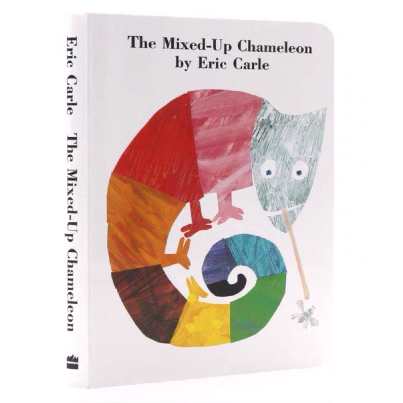 英文原版The Mixed-Up Chameleon Board Book 拼拼湊湊的變色龍 紙板書 Eric