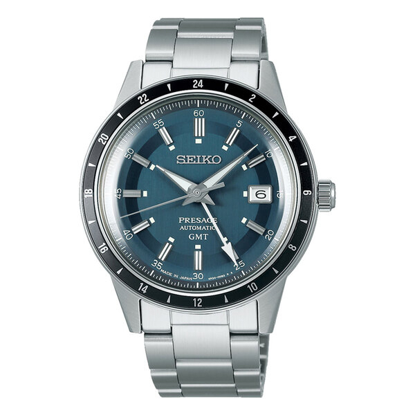 Seiko 精工錶 (SSK009J1/4R34-00B0B)Style 60's系列GMT時尚腕錶 40.8mm
