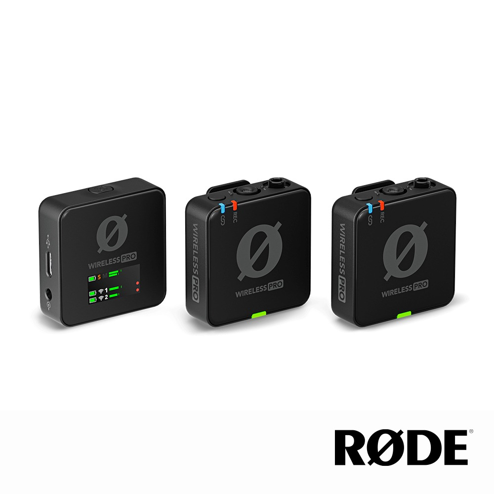 RODE｜Wireless Pro【送RODE精美贈品】一對二無線麥克風 / 領卷10倍蝦幣送 / 旗艦款 公司貨