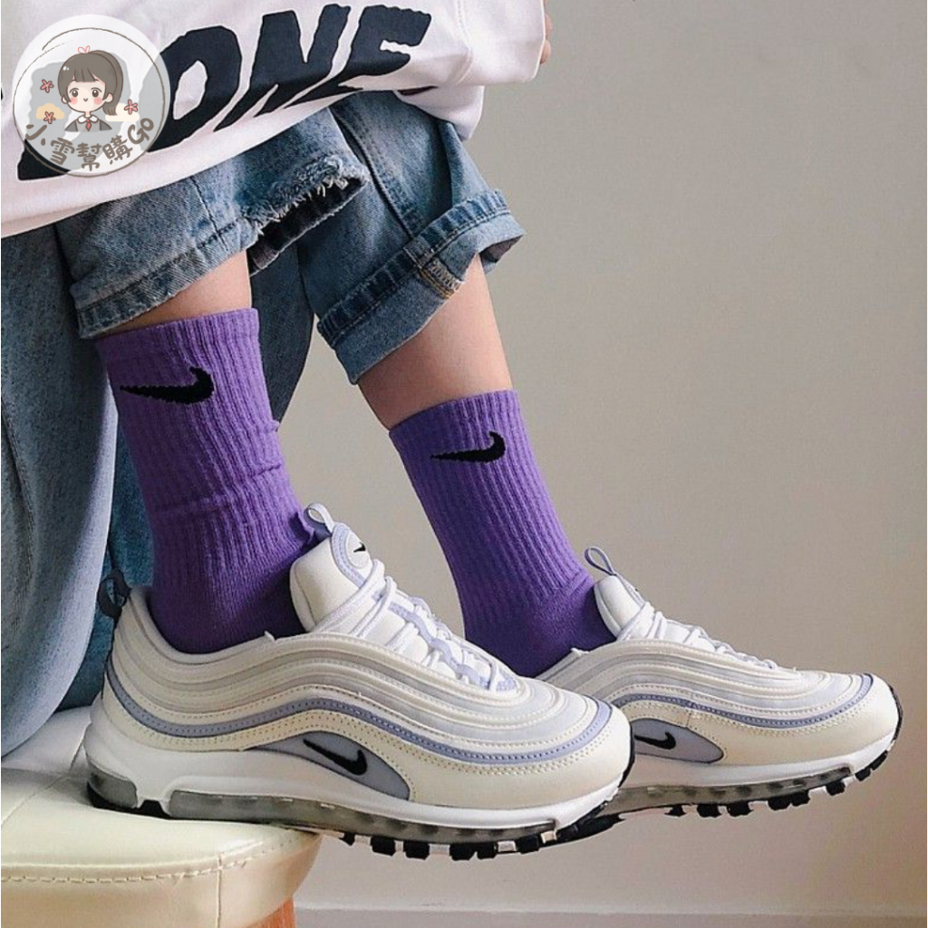 免運🔥 Nike Air Max 97 白藍紫 小白彈 氣墊鞋 女鞋 情侶鞋 運動鞋 慢跑鞋 厚底 CZ6087-102