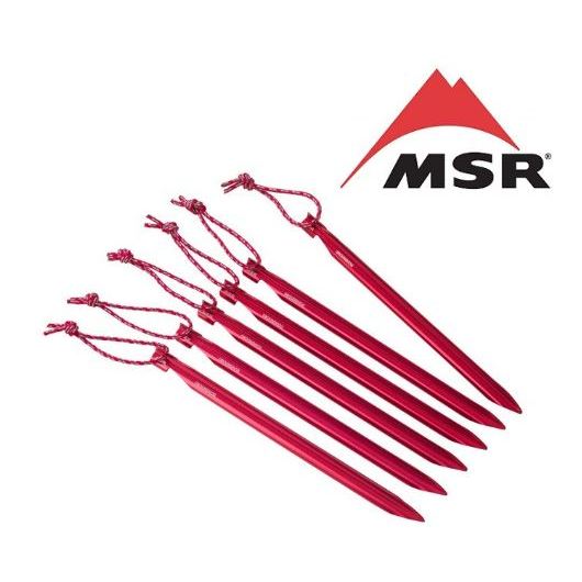 MSR Groundhog 鋁合金營釘05807 (6入)鋁合金 露營 野營 登山 戶外 Y型釘【陽昇戶外用品】