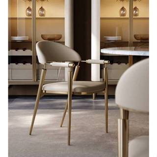 餐椅 義式 現代簡約 碳鋼 高級 高質感 餐桌椅 咖啡 辦公椅
