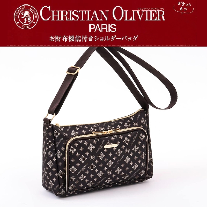 🍓寶貝日雜包🍓日本雜誌附錄 CHRISTIAN OLIVIER PARIS錢包機能肩背包 單肩包 側背包 斜背包