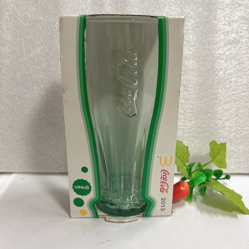 2013/2016麥當勞可口可樂曲線/玻璃杯-湖水綠340/350ml