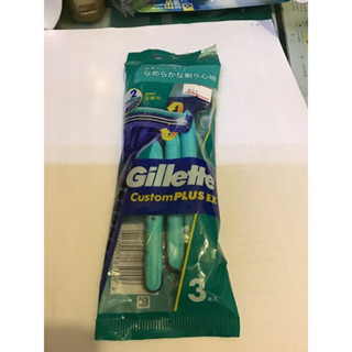 Gillette 吉列長柄潤滑輕便刀3支 輕便刮鬍刀