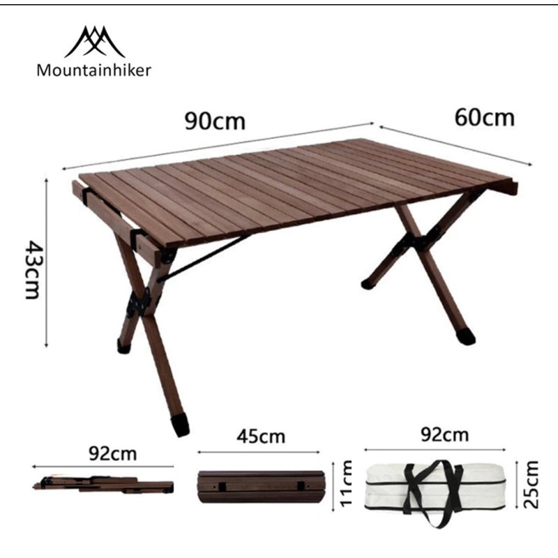 露營桌 山之客 櫸木蛋捲桌 實木露營桌 露營野餐桌 露營蛋捲桌