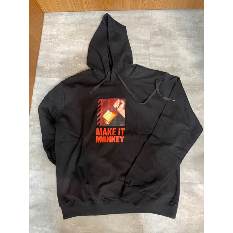 三隻猴子黑或白帽T（新品