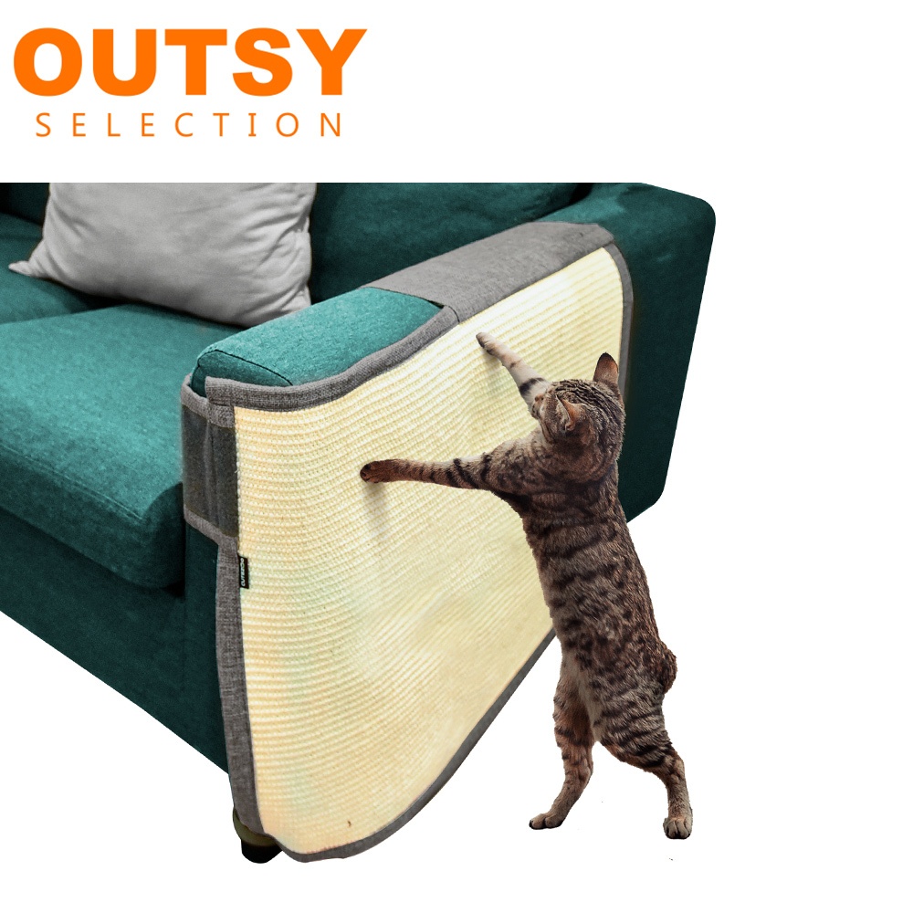 OUTSY貓抓劍麻沙發保護墊/貓抓墊