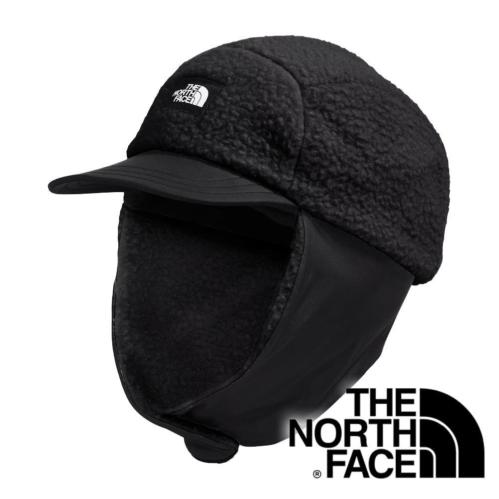 【THE NORTH FACE 美國】FORREST童刷毛覆耳帽『黑』NF0A7RIR