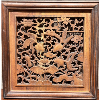 【馥詩苑】木雕窗花/寺廟雕刻(小)(共8種)Wood Temple Carving(Multiple Choice)