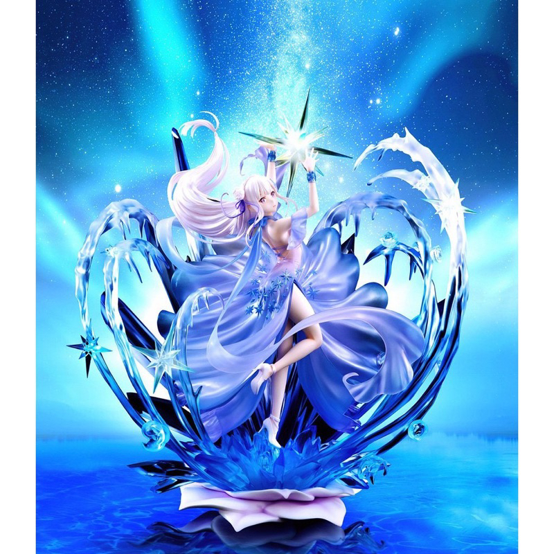 【小龍便宜公仔】內盒未拆 正版 re0 從零開始的異世界生活 eStream SSF 愛蜜莉雅 水晶禮服 1/7 PVC