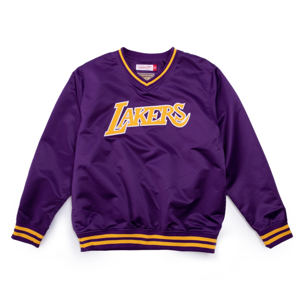 NBA Sideline Pullover Satin Jacket 防風套衫 湖人 紫