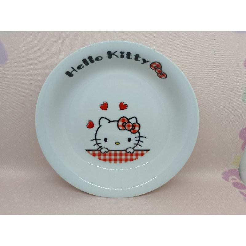 hello kitty 陶瓷盤（愛心）剩1